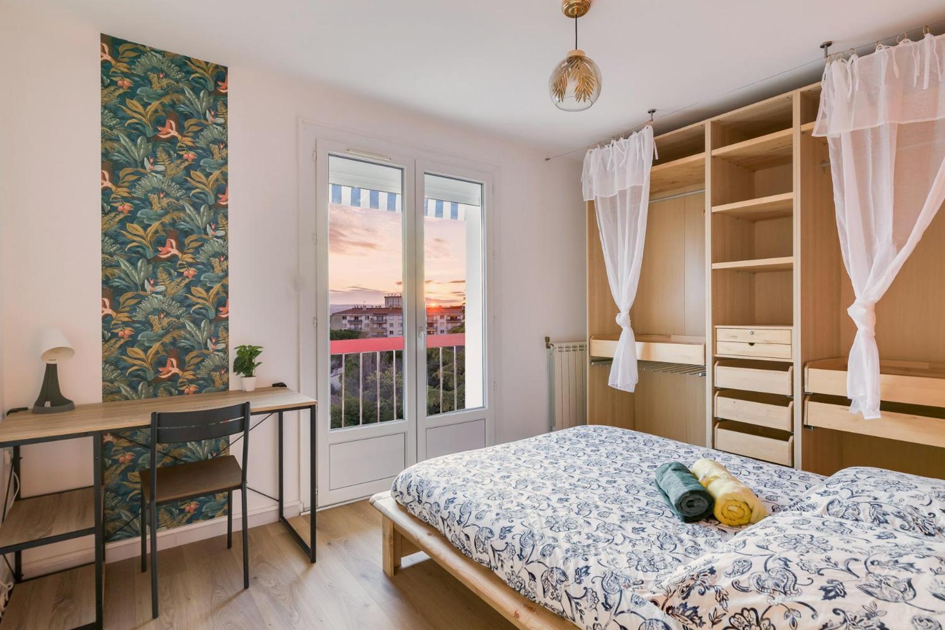 מונפלייה T4 82M2 - Ideal Location Moyenne Duree, 3 Chambres, Parking, Coucher De Soleil מראה חיצוני תמונה